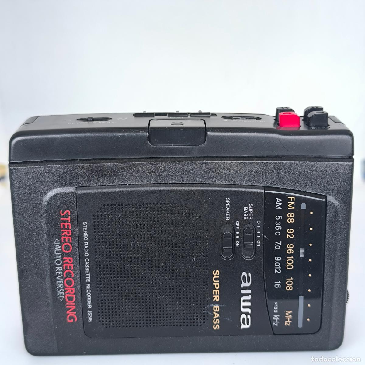 Radios antiguas: Walkman radio grabadora super bass aiwa HS-JS315