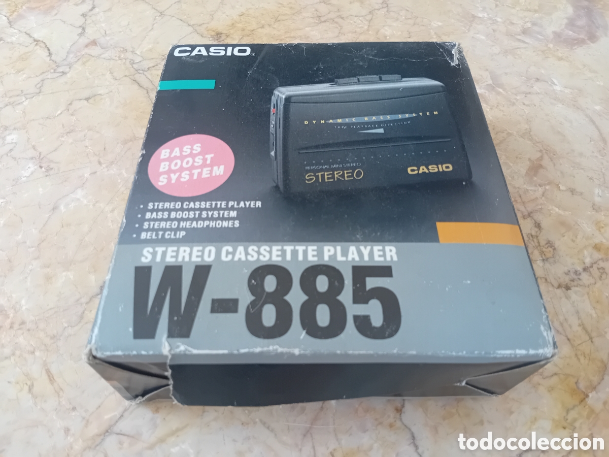 Radios antiguas: Casio W-885 con caja original - Foto 1