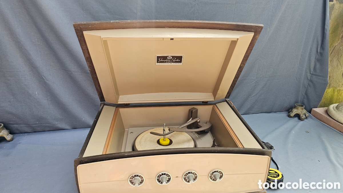 Radios antiguas: Tocadiscos vintage Pye Modelo 1005 , d&eacute;cada de los 60