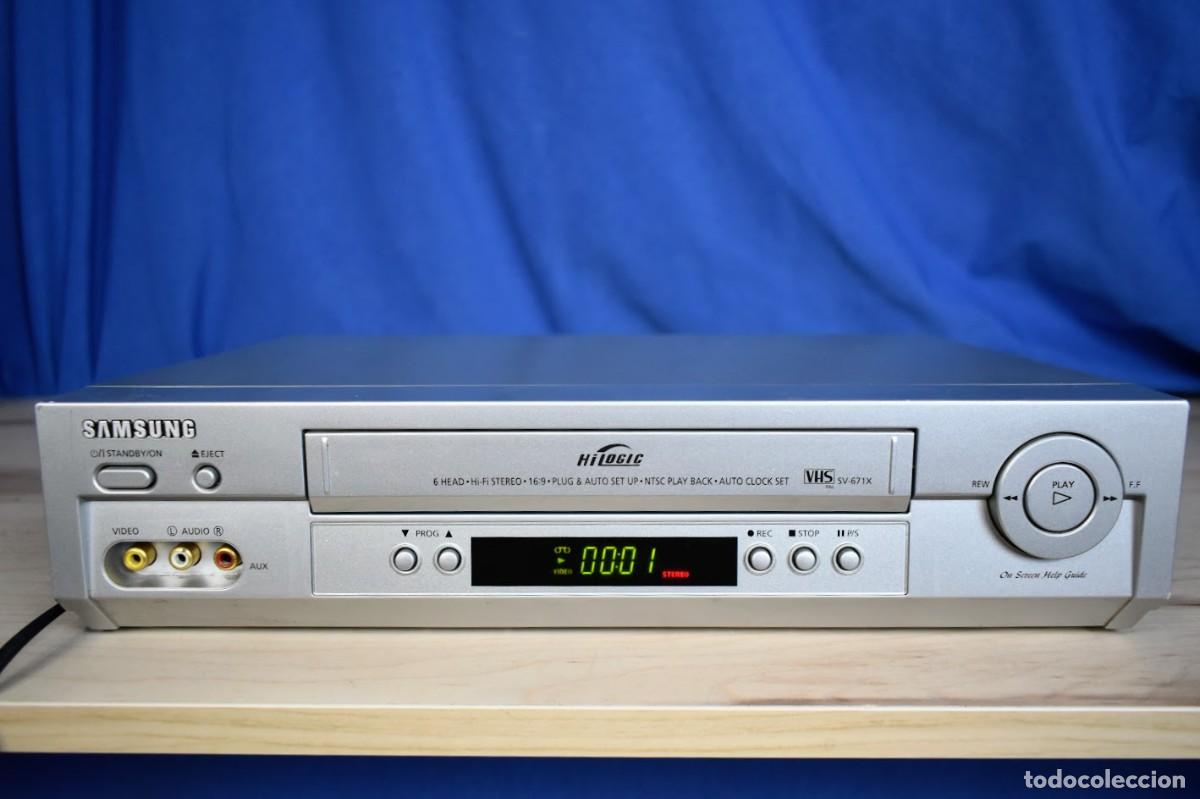 Radios antiguas: Reproductor de video Samsung SV-671X 6 cabezales stereo