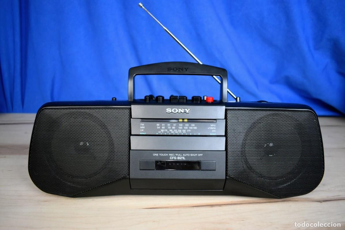 Radios antiguas: Radio cassette Sony CFS B21-L a&ntilde;os 90