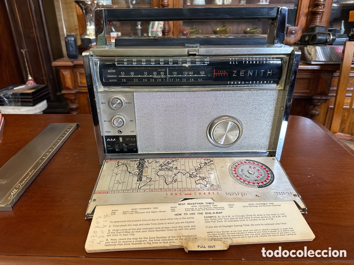 Radios antiguas: RADIO ZENITH ROYAL 3000-1 TRANS-OCEANIC FM-AM MULTIBAND - Foto 6
