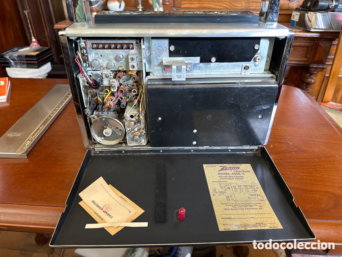 Radios antiguas: RADIO ZENITH ROYAL 3000-1 TRANS-OCEANIC FM-AM MULTIBAND - Foto 12