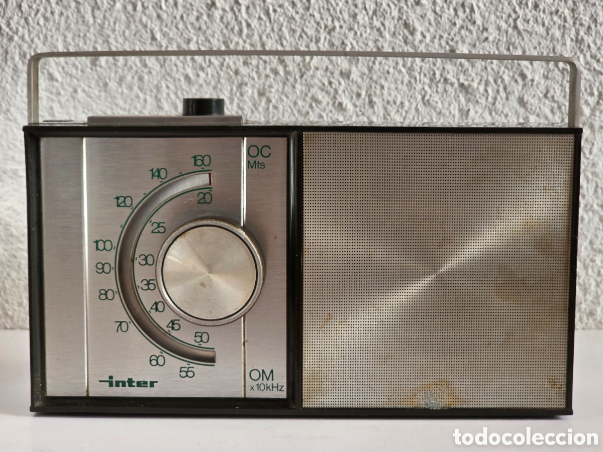 Radios antiguas: Radio Inter E-126B - Transistor - Decoraci&oacute;n Vintage Retro - V&aacute;lvulas