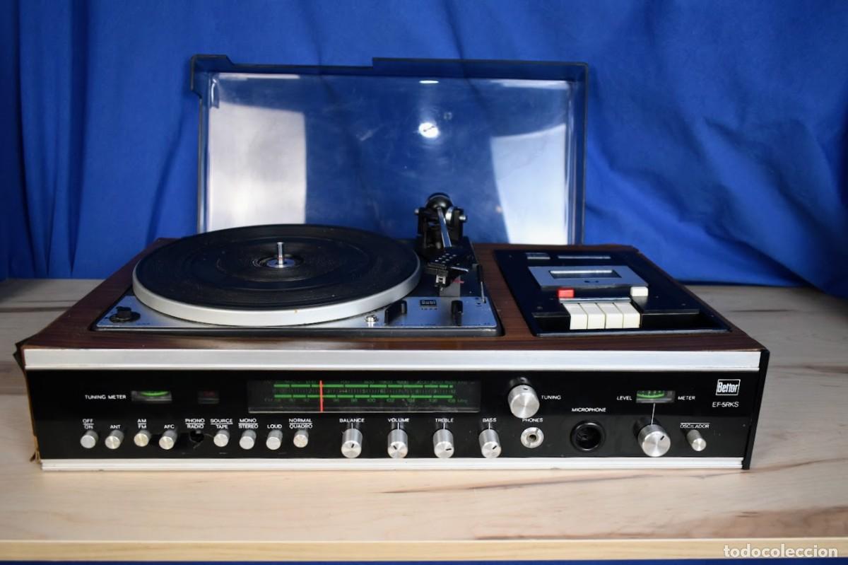 Radios antiguas: Equipo compacto vintage Bettor EF-5KRS para piezas a&ntilde;o 1975