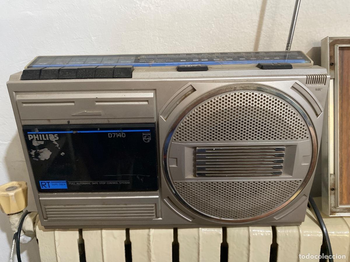 Radios antiguas: Radio transitor philips d7140