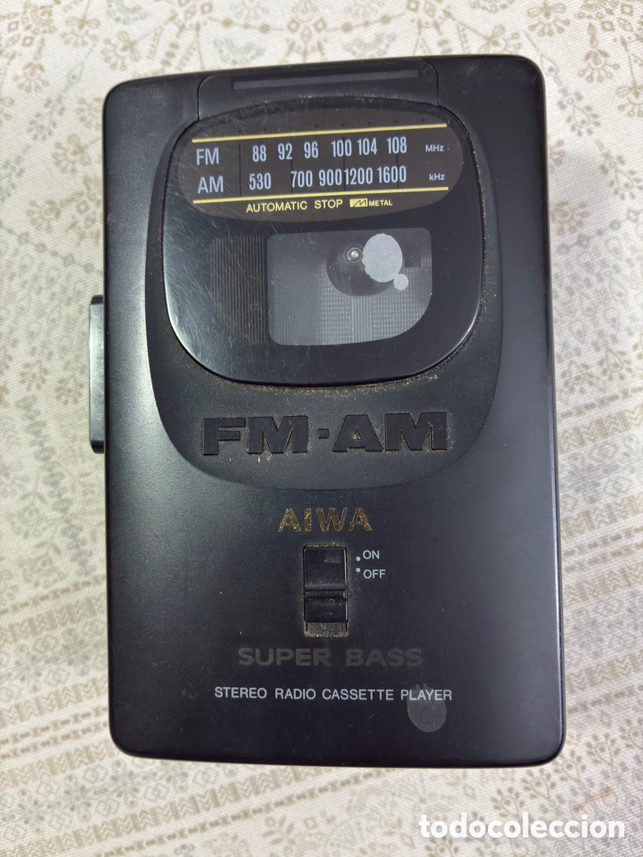 Radios antiguas: Walkman aiwa averiado