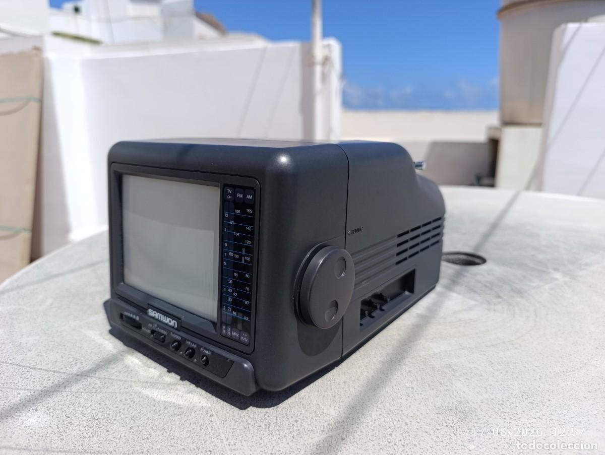 Radios antiguas: SAMWON SW-5100R &ndash; Televisor port&aacute;til a color de 5&rdquo; con radio AM/FM &ndash; Vintage &ndash; Caja original