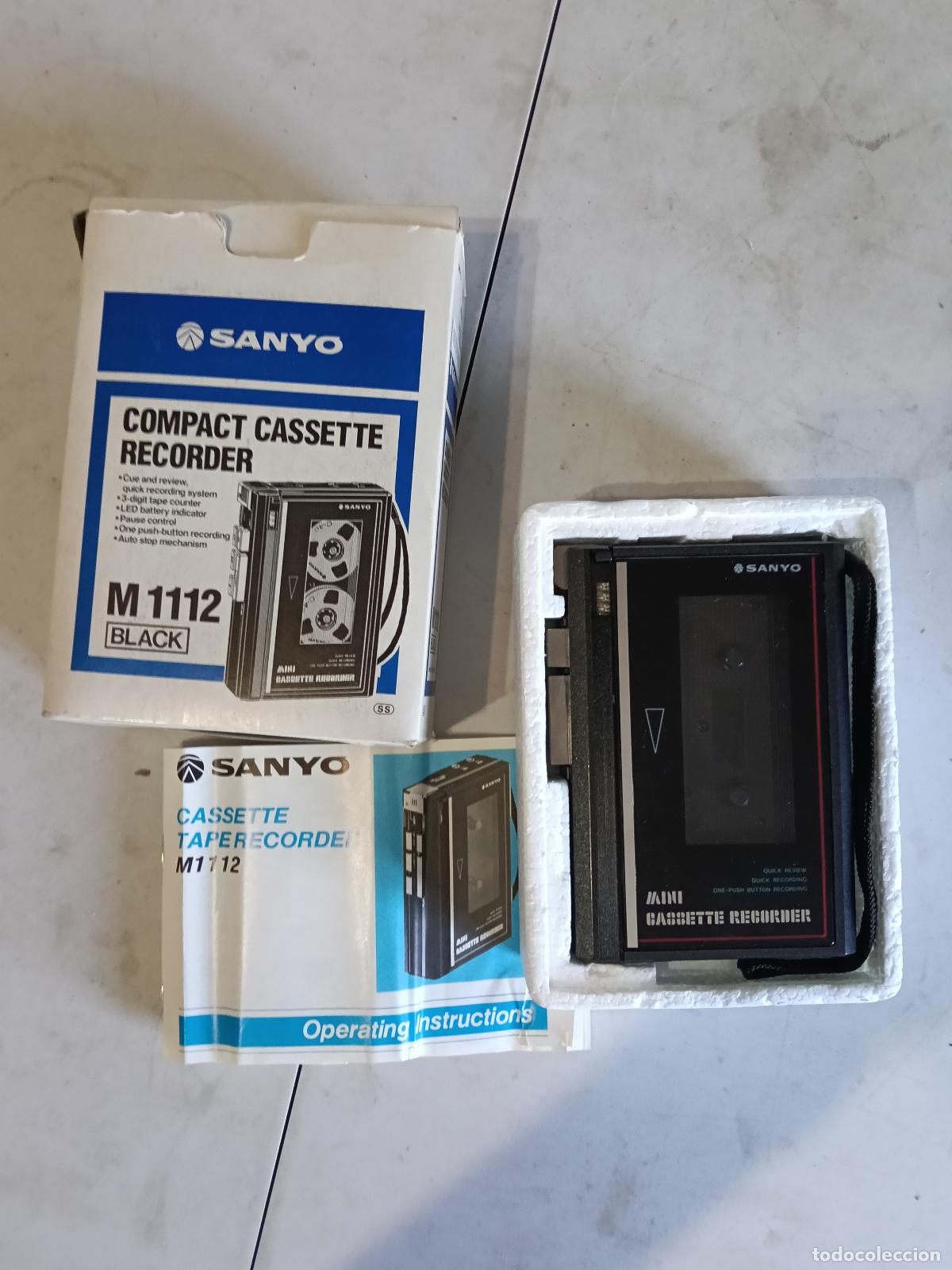 Radios antiguas: Walkman SANYO M1112 BLACK CASSETTE