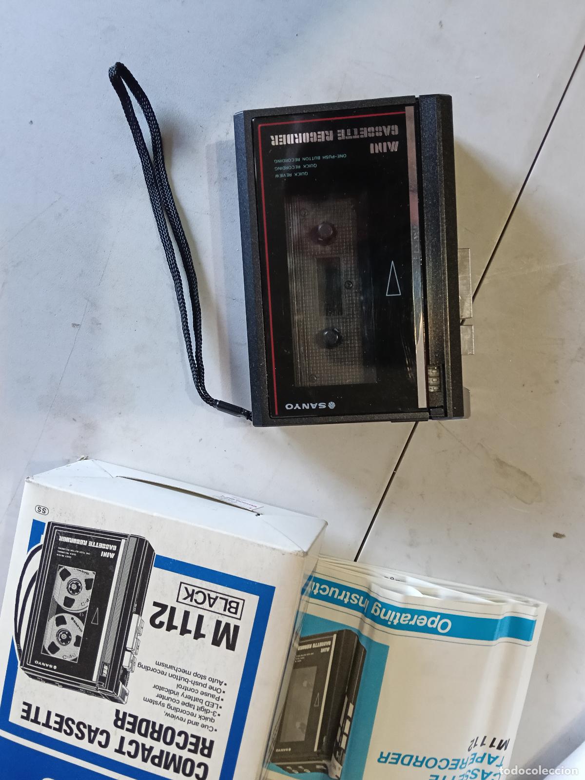 Radios antiguas: Walkman SANYO M1112 BLACK CASSETTE - Foto 2