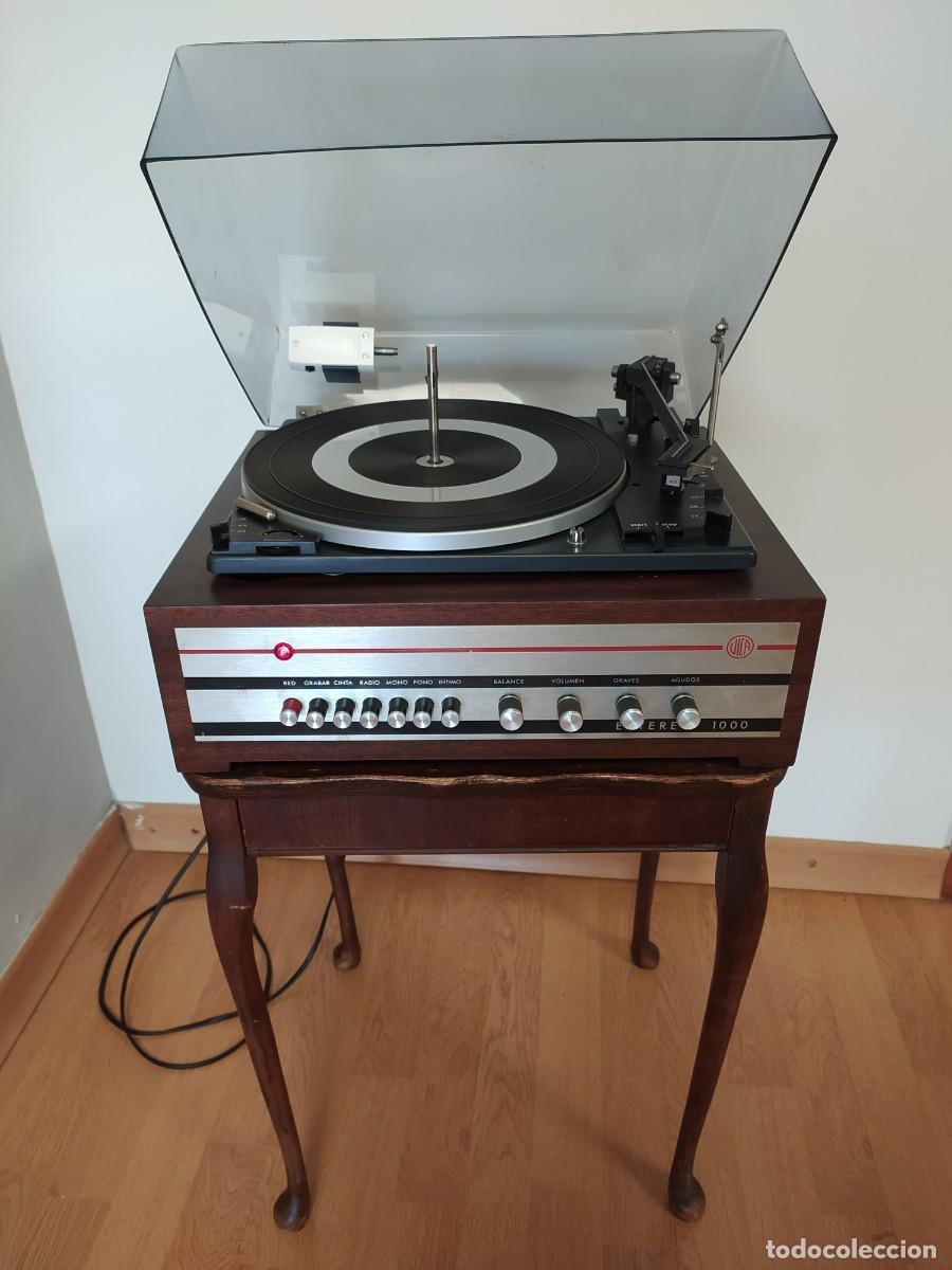 Radios antiguas: DUAL 1210 AUTOMATICO TOCADISCOS CON AMPLIFICADOR JICA STEREO 1000-FUNCIONANDO-PARA LP's 33,45,78 rpm