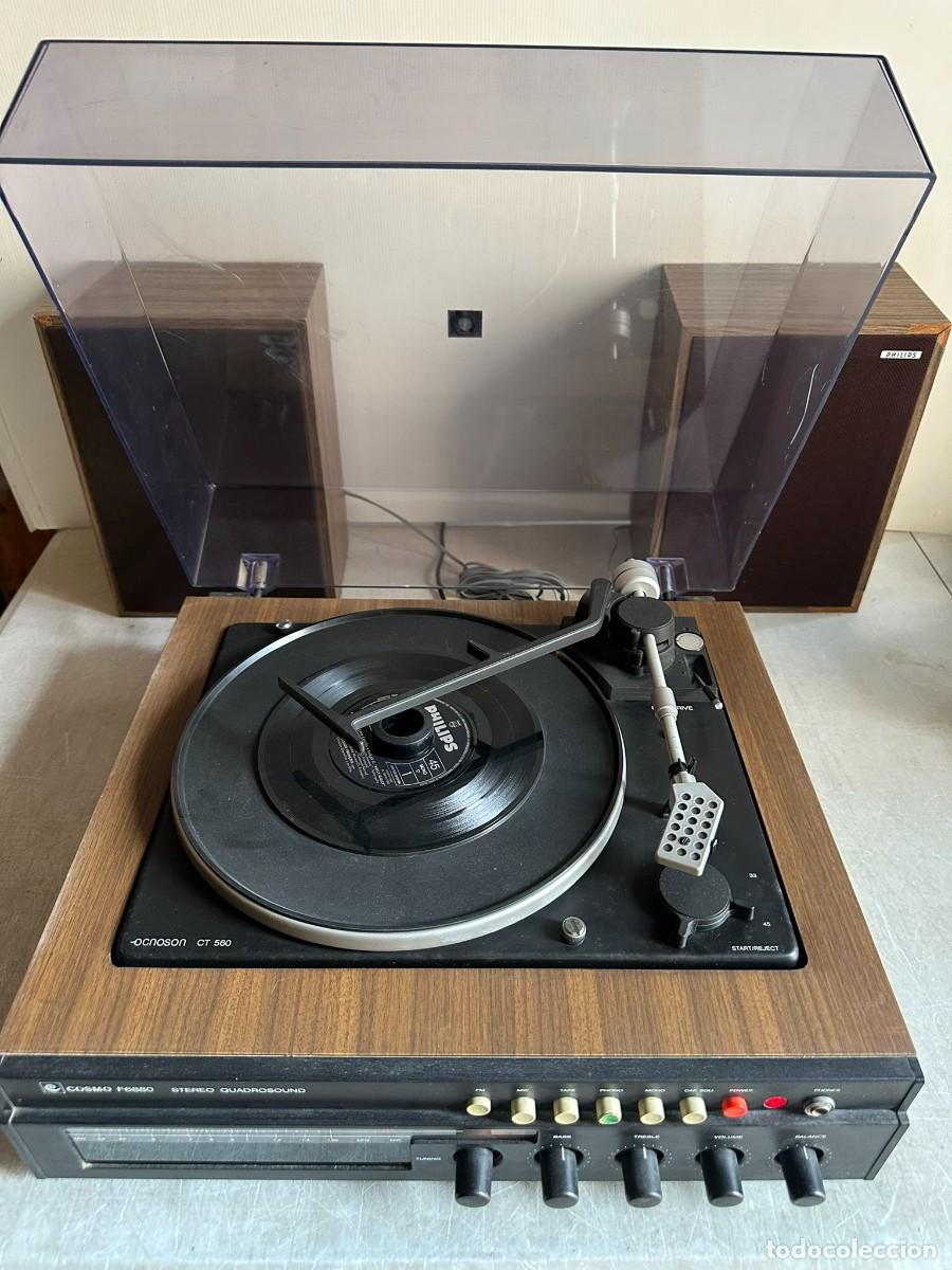 Radios antiguas: Tocadiscos AM/FM COSMO F6880 vintage