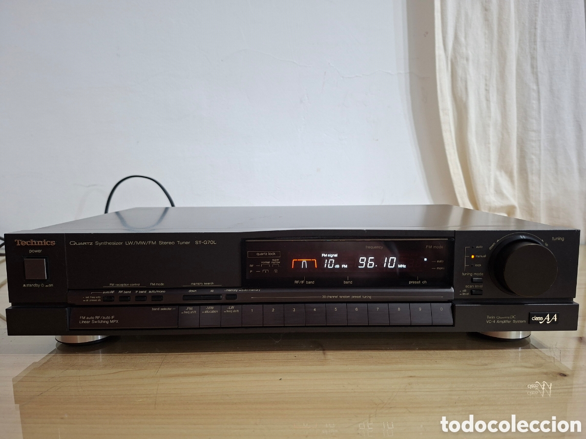 Radios antiguas: Sintonizador de radio Technics ST-G70L - Foto 2