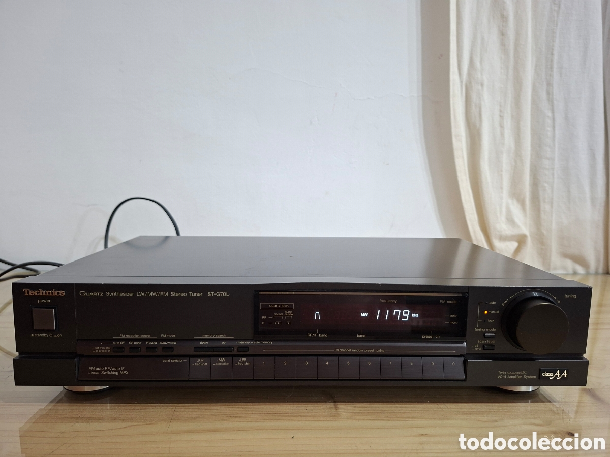Radios antiguas: Sintonizador de radio Technics ST-G70L