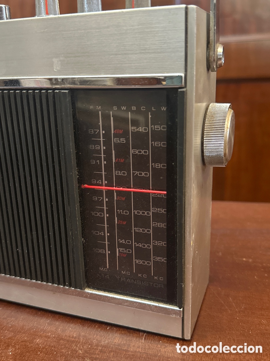 Radios antiguas: Radio transistor Sanyo 14H 636L - Foto 2