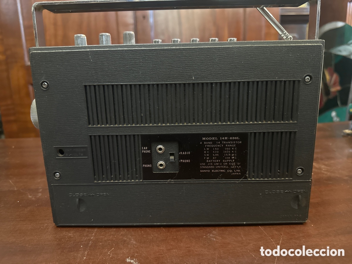 Radios antiguas: Radio transistor Sanyo 14H 636L - Foto 10