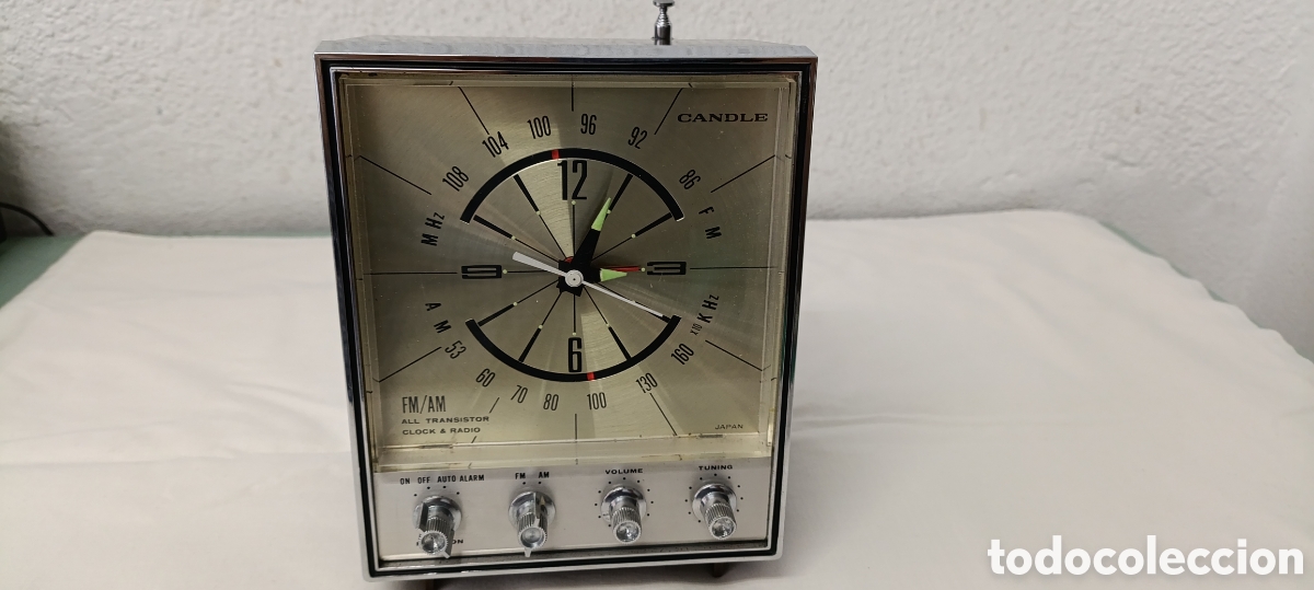 Alte Radios: Radio reloj despertador Candle