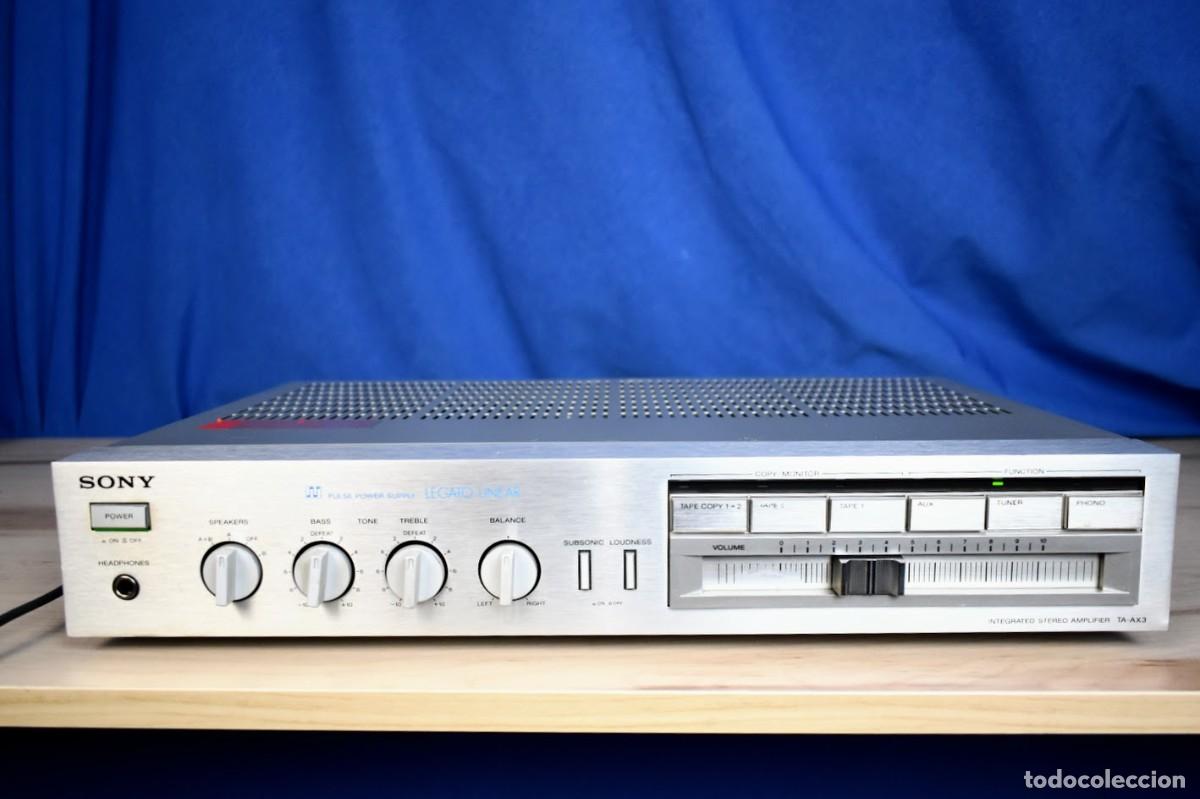 Old radios: Amplificador Sony TA-AX3 a&ntilde;os 1982 para revisar