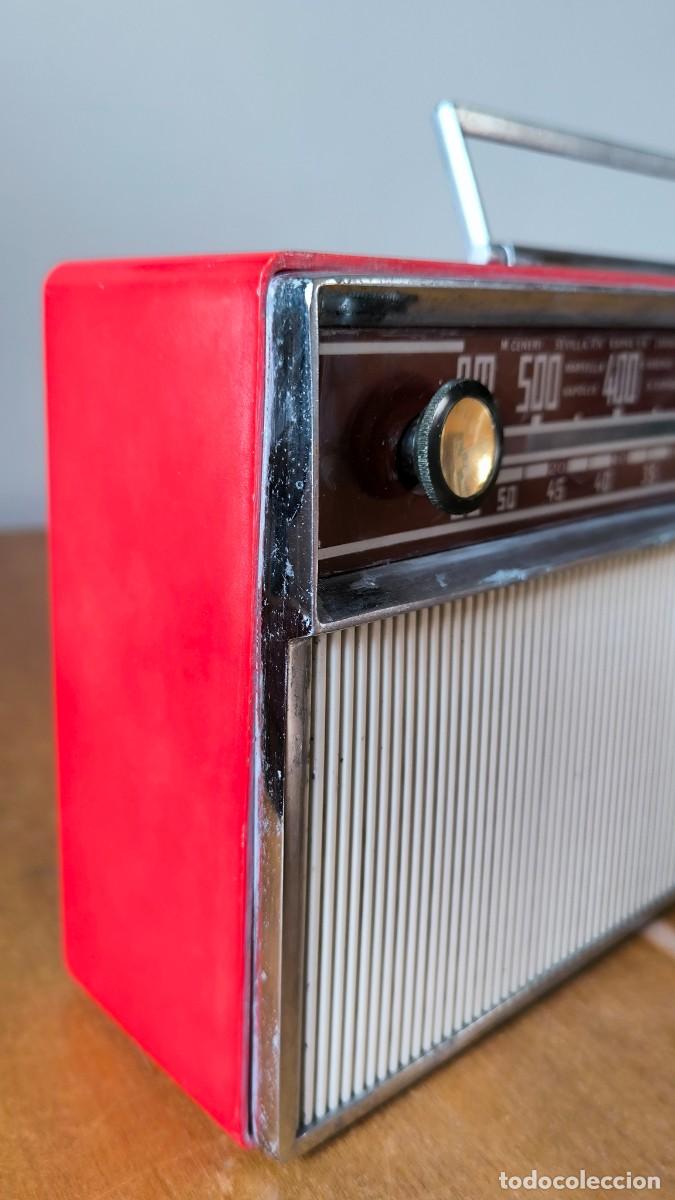 Radios antiguas: Radio Marconi Junior Roja - Foto 2