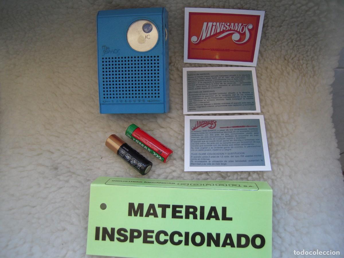 Radios Anciennes: Radio Transistor AM MINI-SAMOS de Vanguard Retro & Vintage a&ntilde;os 70. Funcionando