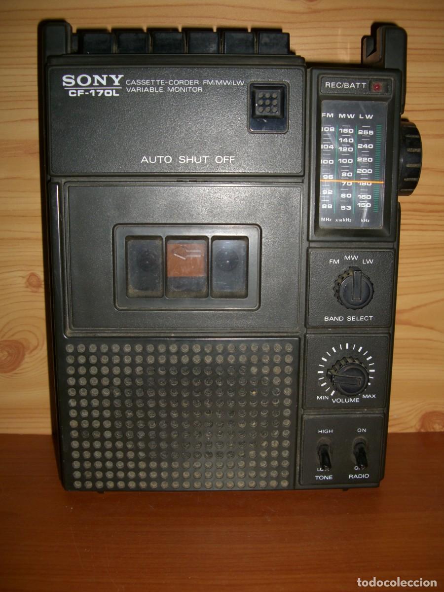 Radios antiguas: RADIO CASSETTE SONY CF 170L