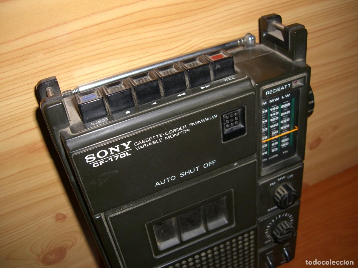 Radios antiguas: RADIO CASSETTE SONY CF 170L - Foto 2