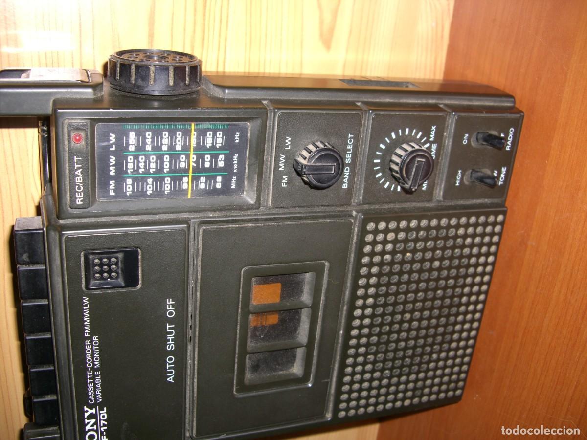 Radios antiguas: RADIO CASSETTE SONY CF 170L - Foto 4
