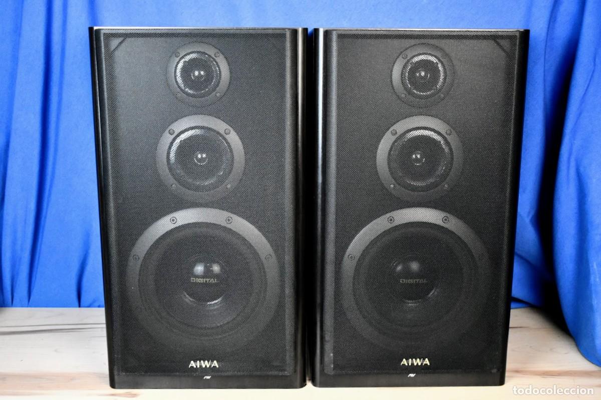 Old radios: Pareja de bafles Aiwa SX91M a&ntilde;os 80/90