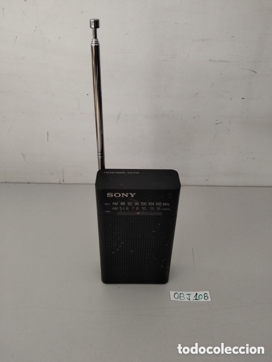 Alte Radios: radio port&aacute;til anal&oacute;gica Sony ICF-P26
