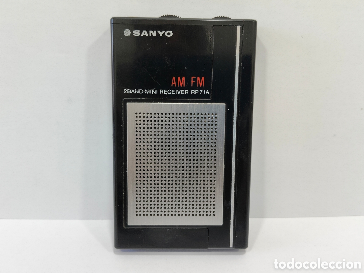 Radios Anciennes: RADIO TRANSISTOR RECEPTOR SANYO RP 71 A AM/FM EXTRAPLANO FUNCIONANDO