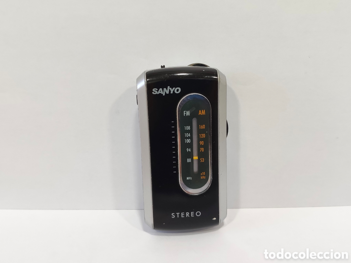 Radios Anciennes: MINI TRANSISTOR RECEPTOR SANYO RP- X4 A STEREO AM/FM MUY BUEN SONIDO