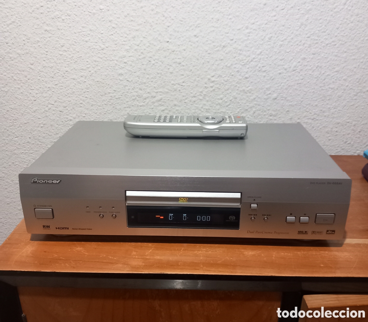R&aacute;dios antigos: REPRODUCTOR DVD PIONEER DV 668 AV(con mando)