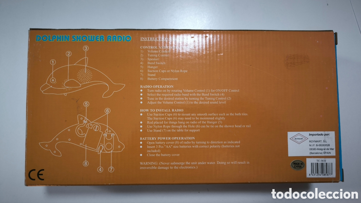 Radios antiguas: RADIO TRANSISTOR DELFIN funciona. Con caja original. - Foto 6