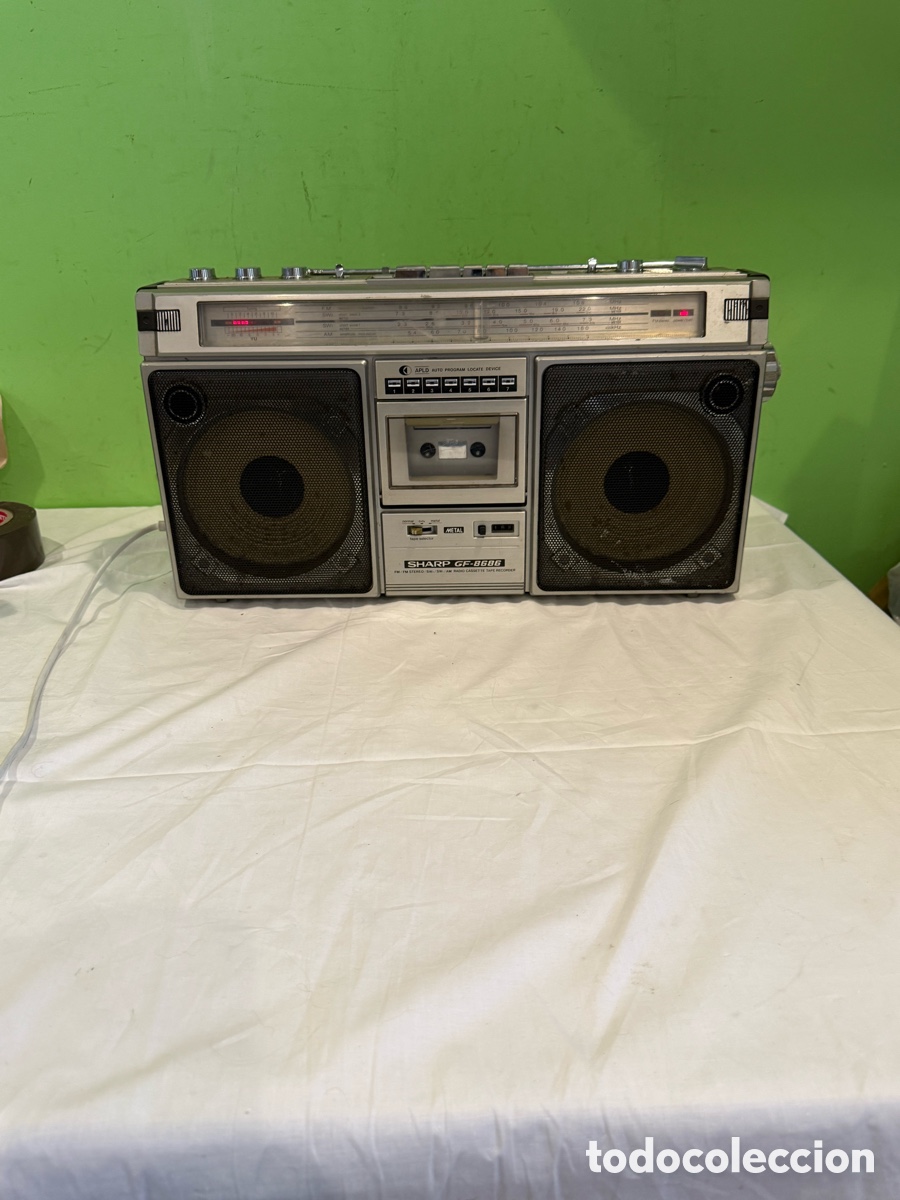 Radios antiguas: SHARP GF-8686Z RADIOCASSETTE EST&Eacute;REO VINTAGE MADE IN JAPAN &ndash; FUNCIONANDO &ndash; COLECCI&Oacute;N
