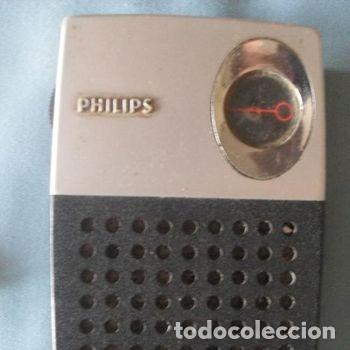 Radios antiguas: Antiguo Transistor Philips 90 RL 073 Radio Bolsillo Funciona Vintage Retro PEIFER