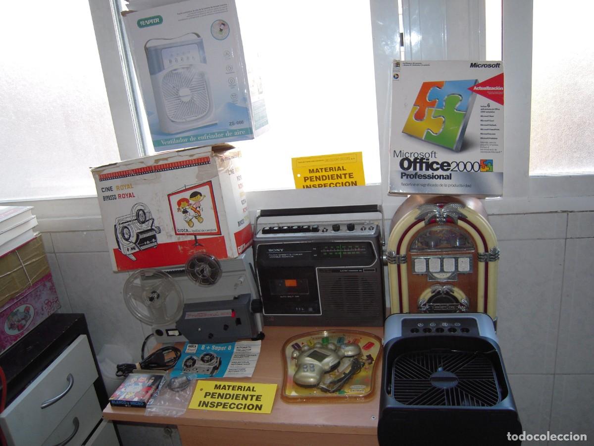 Radios antiguas: LOTE: Radio Cassette SONY Proyector Cine Royal Ventilador Mini consola etc PARA REVISARLO