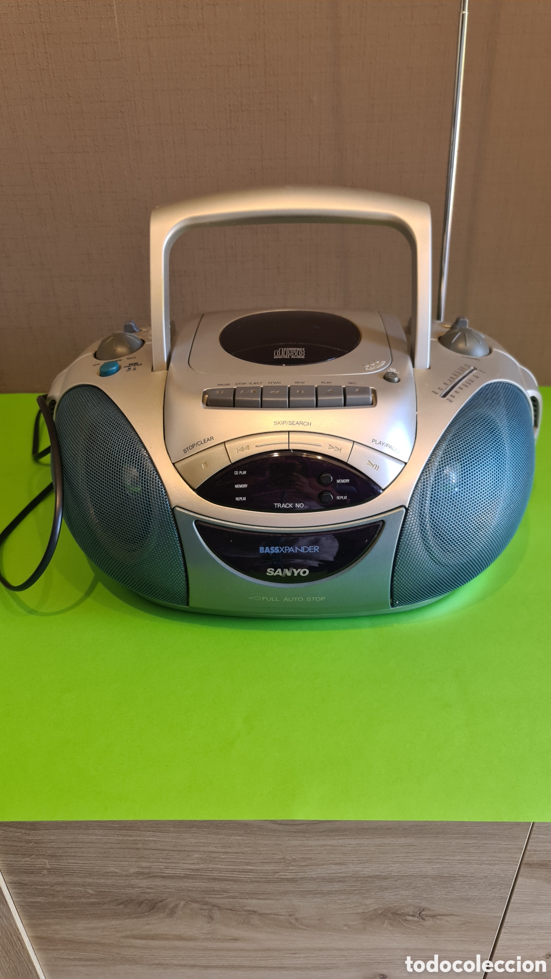 Radios antiguas: Radio CD Sanyo Bassxpander - Foto 1