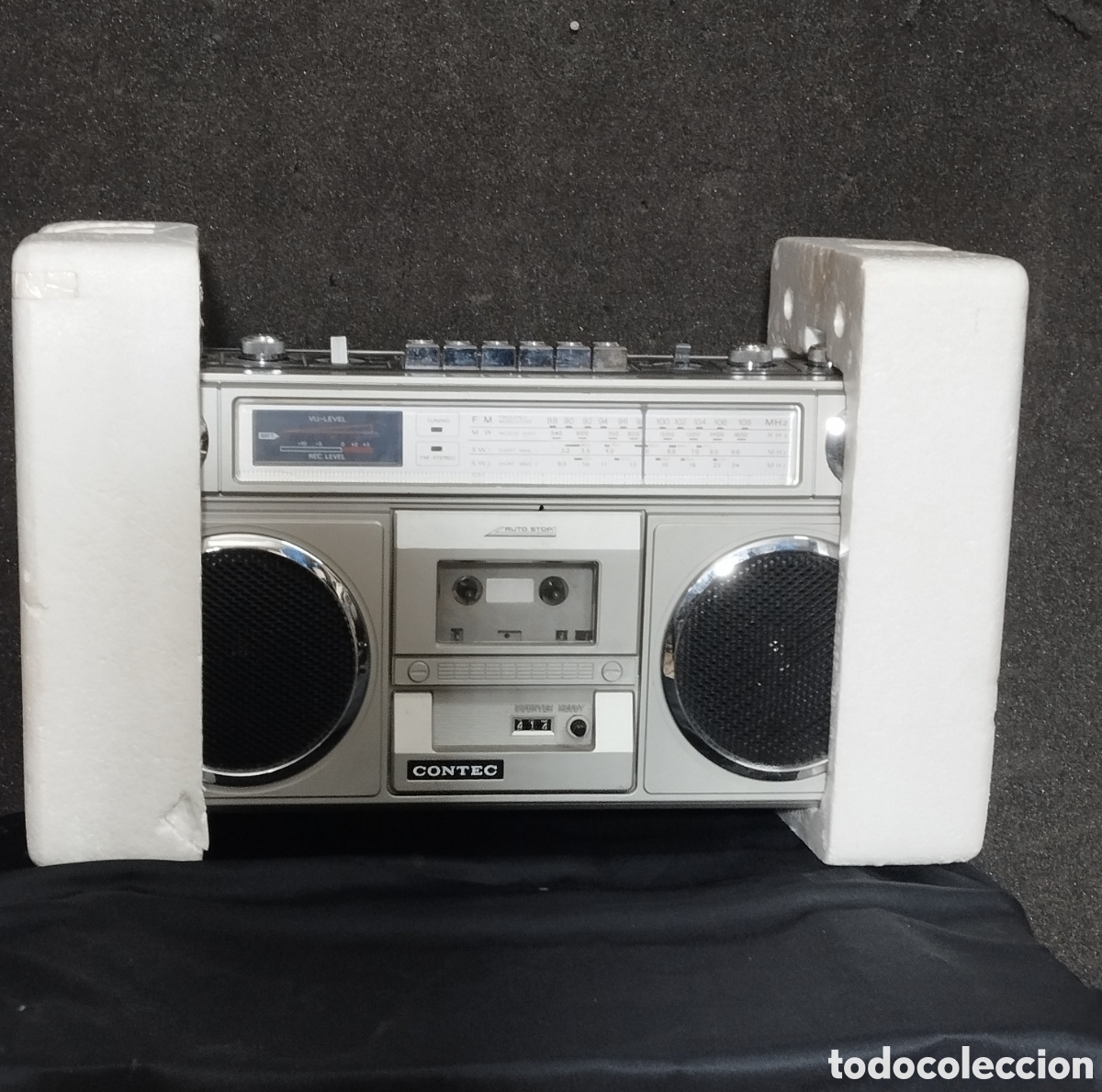 Radios antiguas: Radio casete grabador Contec model9 8080-25 - Foto 2