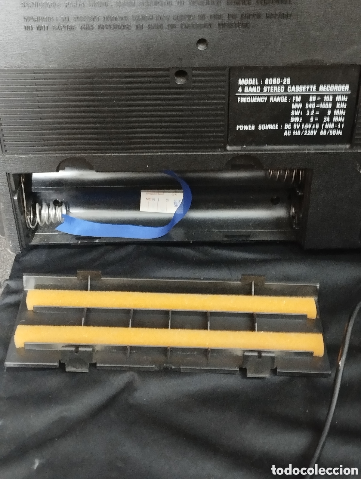 Radios antiguas: Radio casete grabador Contec model9 8080-25 - Foto 11