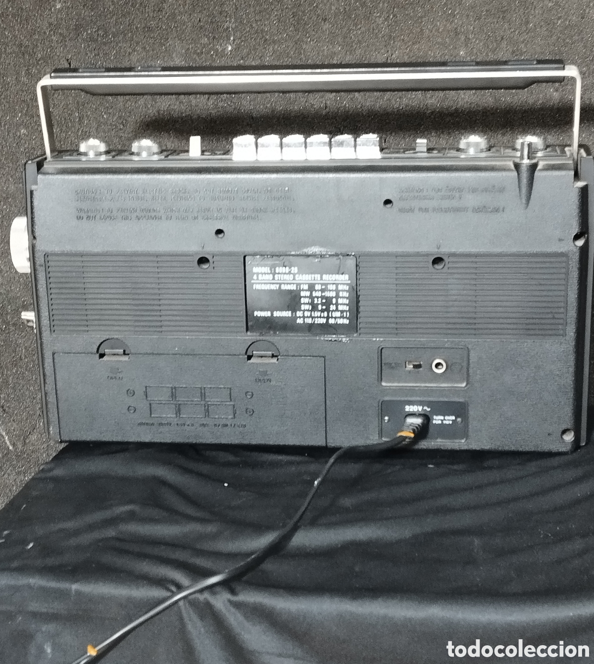 Radios antiguas: Radio casete grabador Contec model9 8080-25 - Foto 13