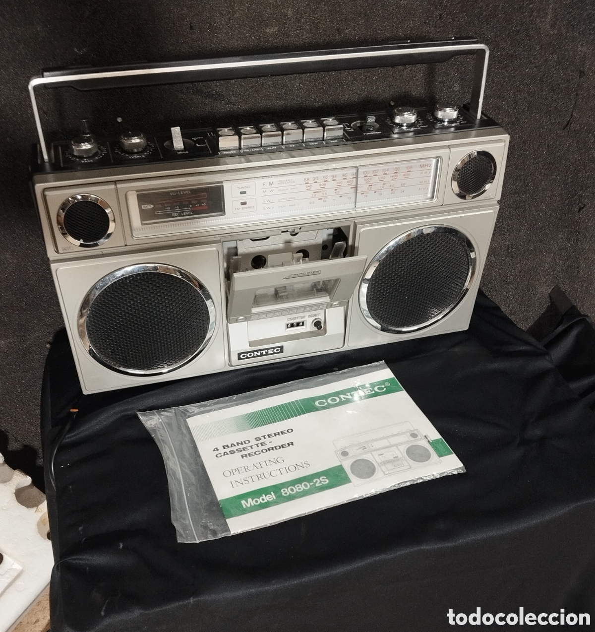 Old radios: Radio casete grabador Contec model9 8080-25