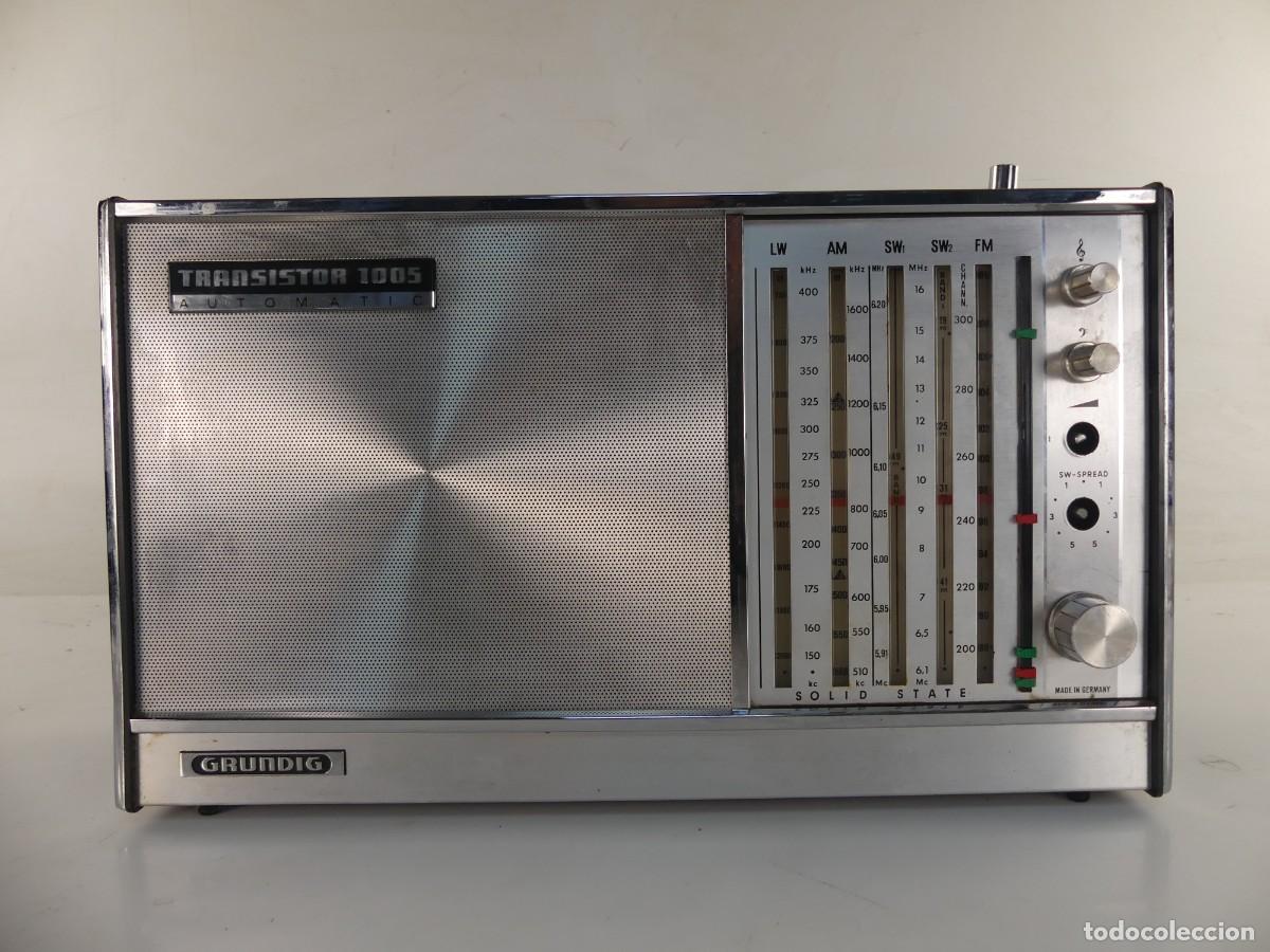 Radios antiguas: RADIO TRANSISTOR MARCA GRUNDIG 1005 AUTOMATIC - Foto 2