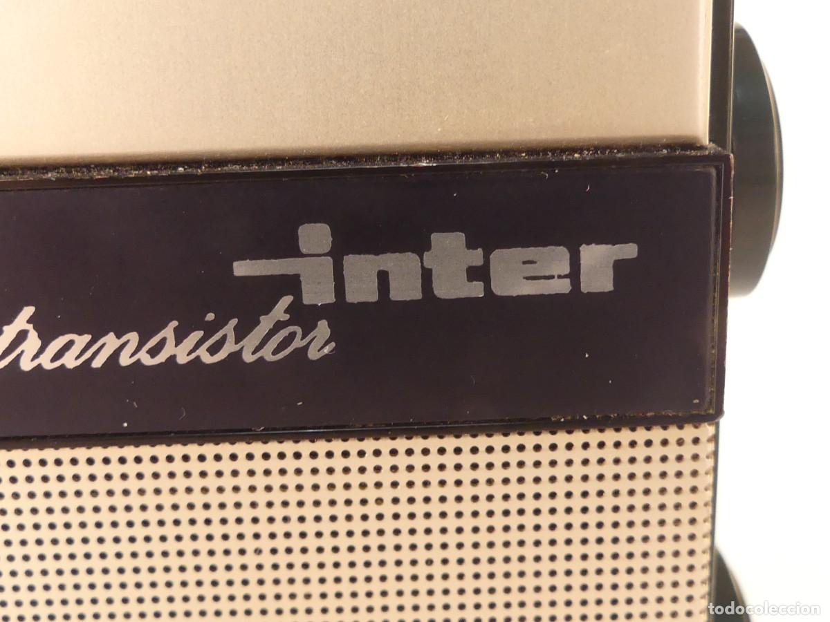 Radios antiguas: MINI TRANSISTOR MARCA INTER - Foto 3