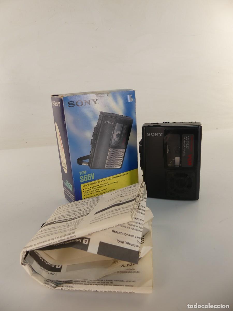 Radios antiguas: WALKMAN SONY CASSETTE CORDER CON CAJA - Foto 1