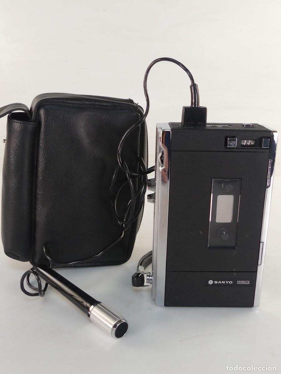 Radios antiguas: CASSETTE RECORDER SANYO - Foto 2