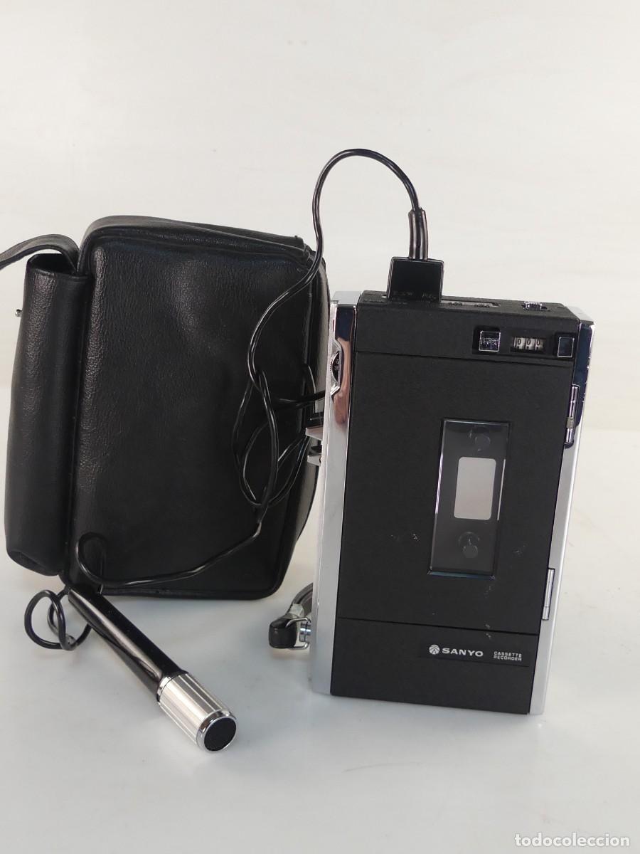 Radios antiguas: CASSETTE RECORDER SANYO - Foto 3