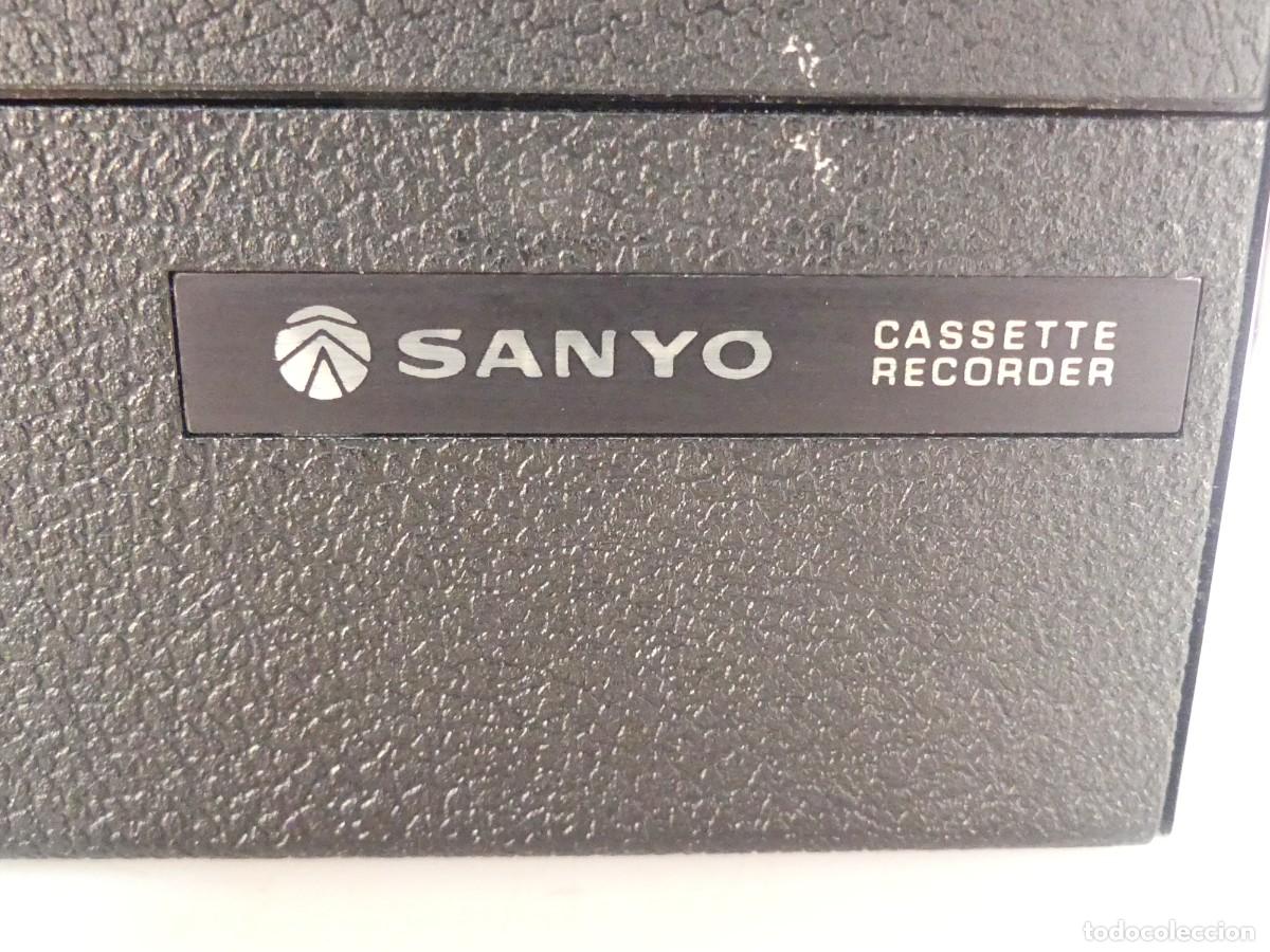 Radios antiguas: CASSETTE RECORDER SANYO - Foto 4