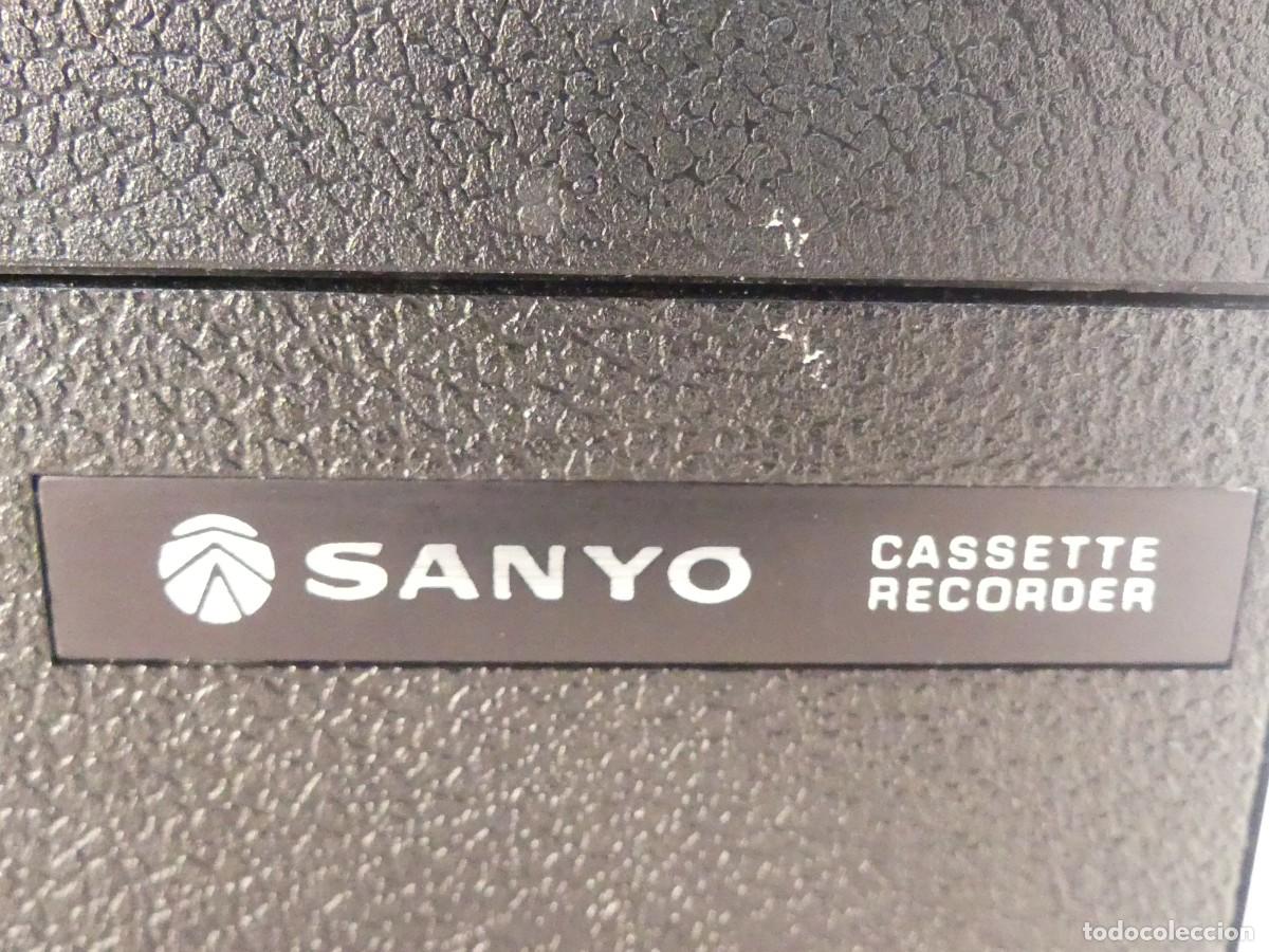 Radios antiguas: CASSETTE RECORDER SANYO - Foto 5