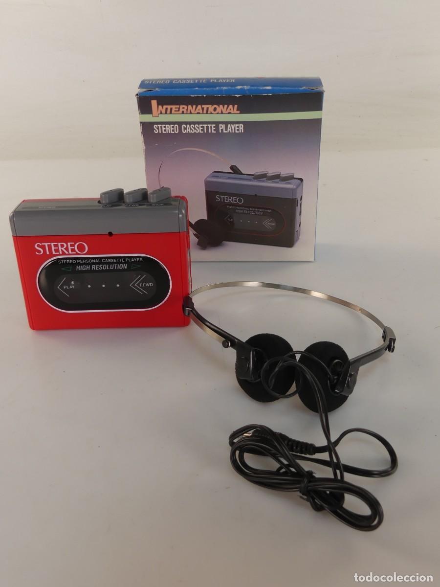 Radios antiguas: STEREO CASSETTE PLAYER MARCA INTERNATIONAL - Foto 1