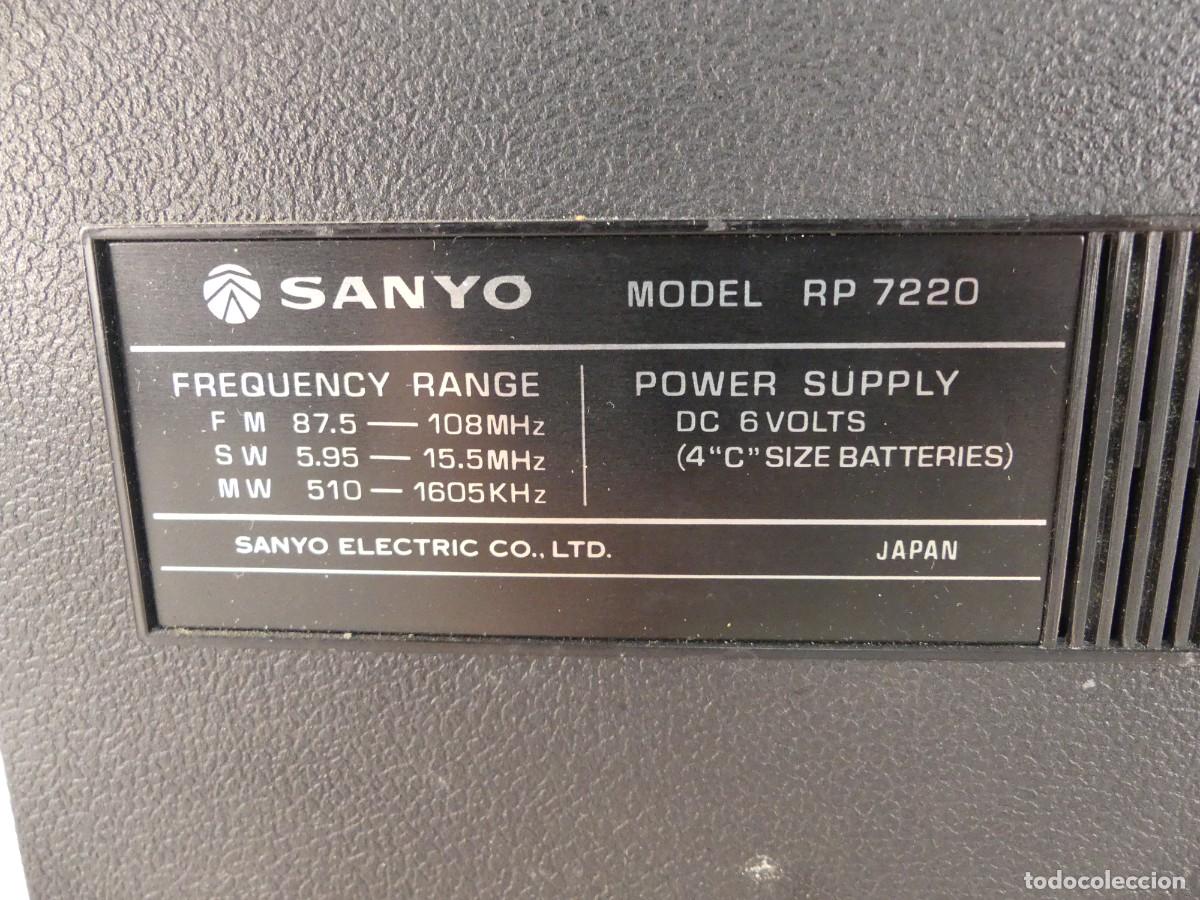 Radios antiguas: SANYO STEREOCAST TRAILMASTER MODELO RP 7220 - Foto 8